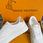 LV 26S LOW TOP SNEAKERS IN WHITE CALFSKIN