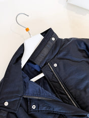HERMES 25S QUILTED WINDJACKET WITH STAND COLLAR 308