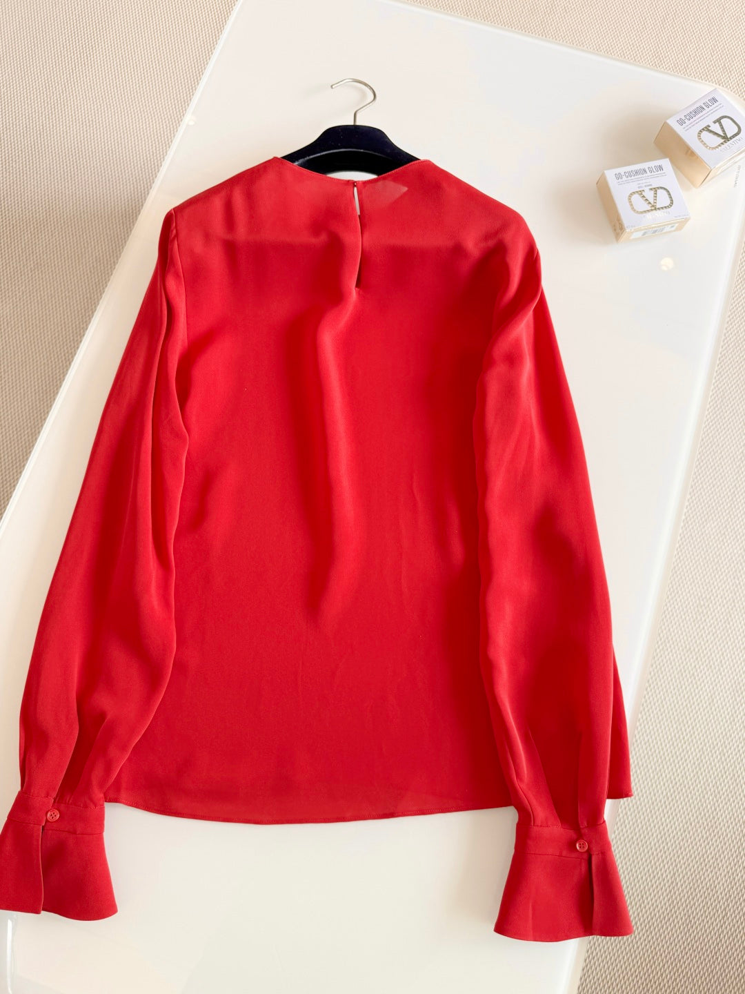 VALENTINO 26S LONG-SLEEVE SILK SHIRT 1229