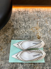 AQUAZZURA 26S HIGH HEELS 110 MM IN WHITE CALFSKIN