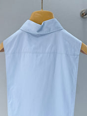 MIUMIU 26S SLEEVELESS SHIRT 905