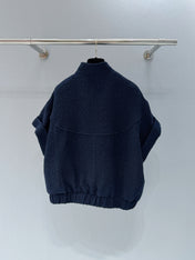 CHANEL 26S SHORT-SLEEVE STAND COLLAR JACKET 888