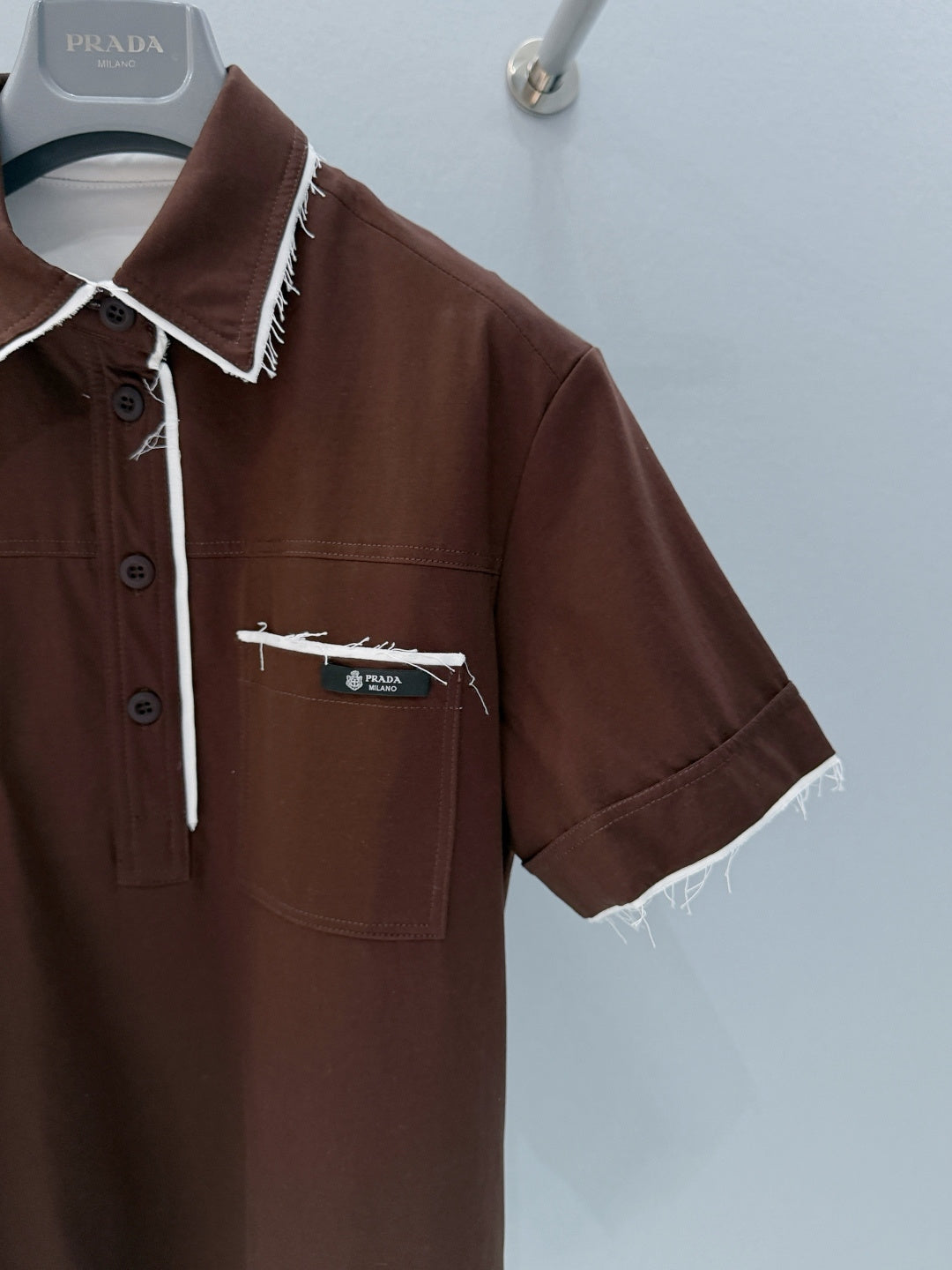 PRADA 26S SHORT SLEEVED POLO SHIRT 808
