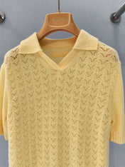 MIUMIU 26S KNITTED POLO SHIRT 882