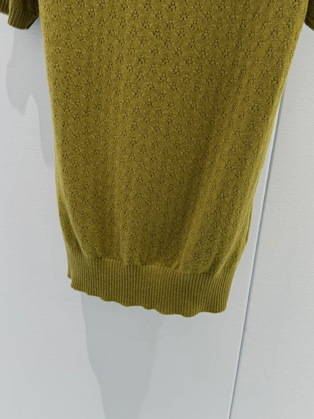 MIUMIU 26S SHORT-SLEEVED KNIT POLO SHIRT STYLE 1062