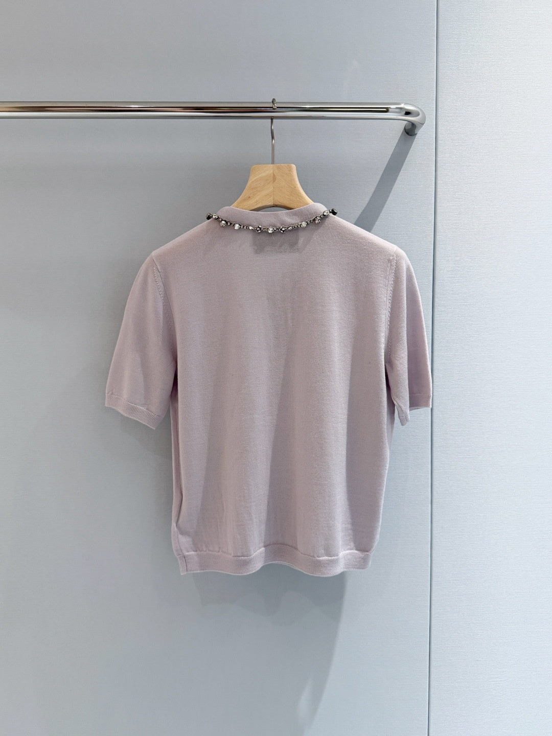 VALENTINO 26S SHORT-SLEEVE KNIT TOP 392