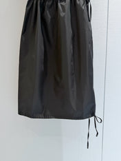 PRADA 26S SLEEVELESS DRAWSTRING DRESS 1182