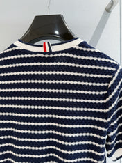 THOM 26S SHORT-SLEEVE KNIT TOP STYLE 198