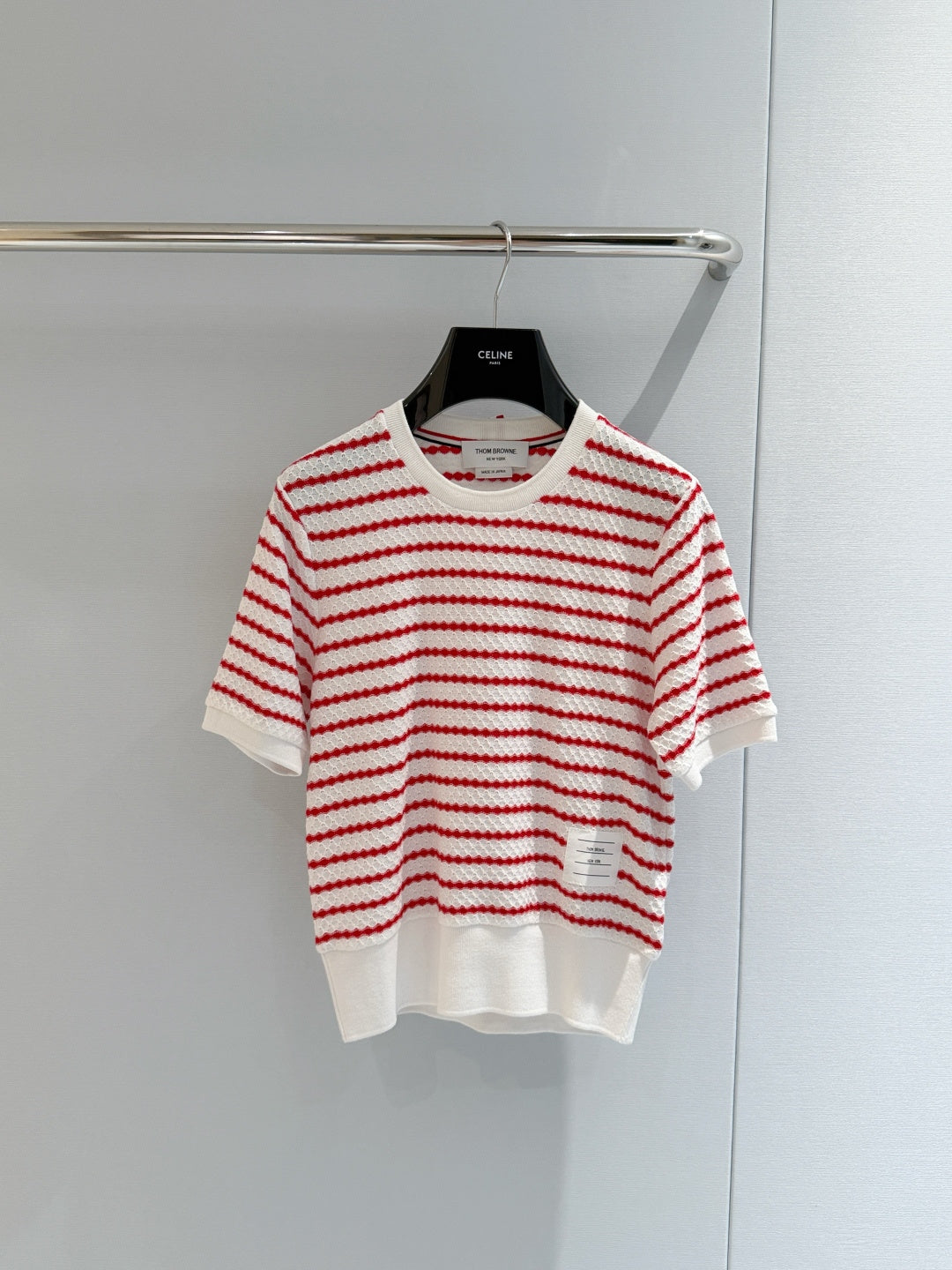 THOM 26S SHORT-SLEEVE KNIT TOP STYLE 194