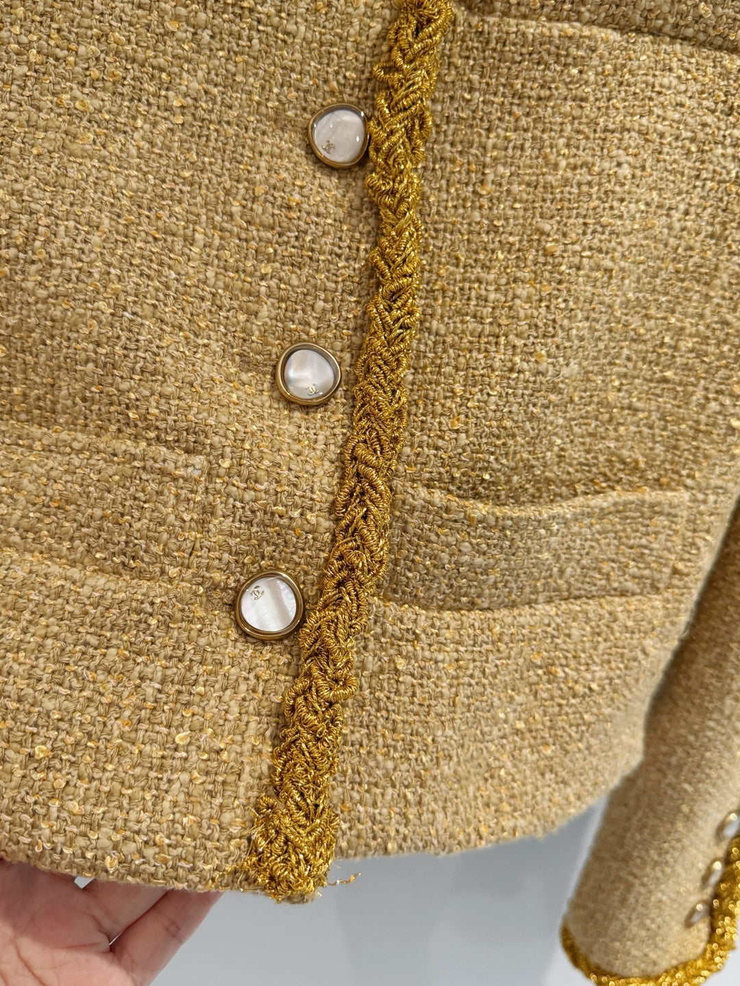 CHANEL 26S CROPPED TWEED JACKET 1595