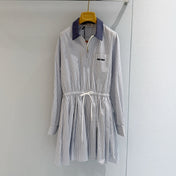 MIUMIU 26S LONG-SLEEVE SHIRT DRESS 1427