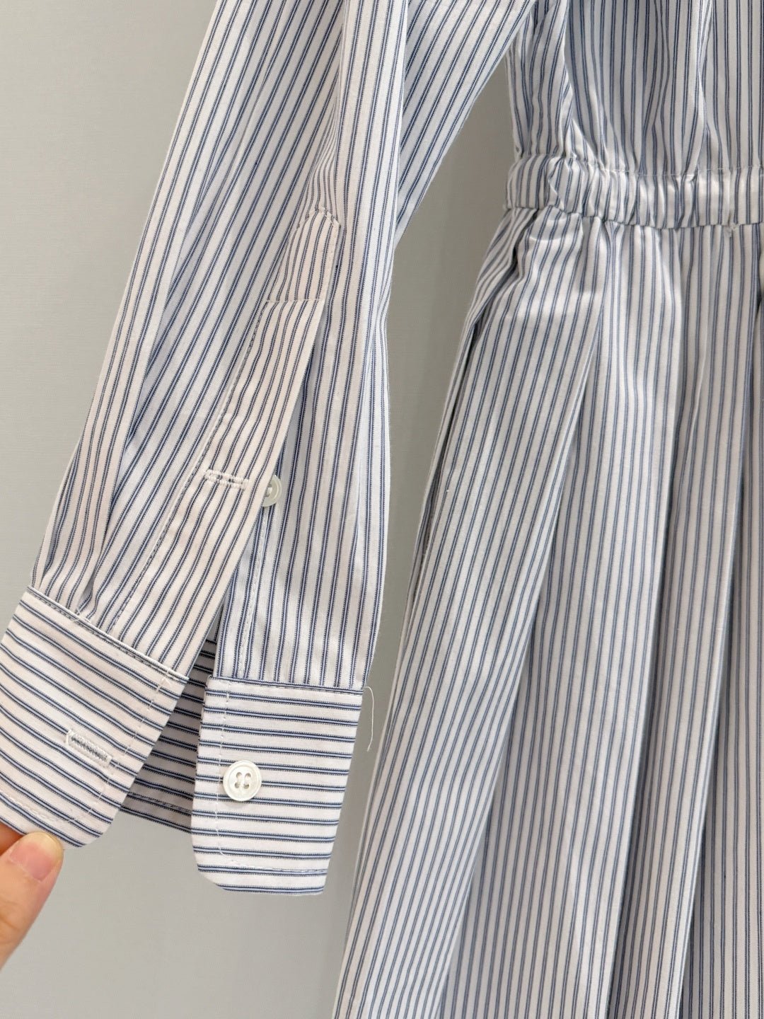MIUMIU 26S LONG-SLEEVE SHIRT DRESS 1427