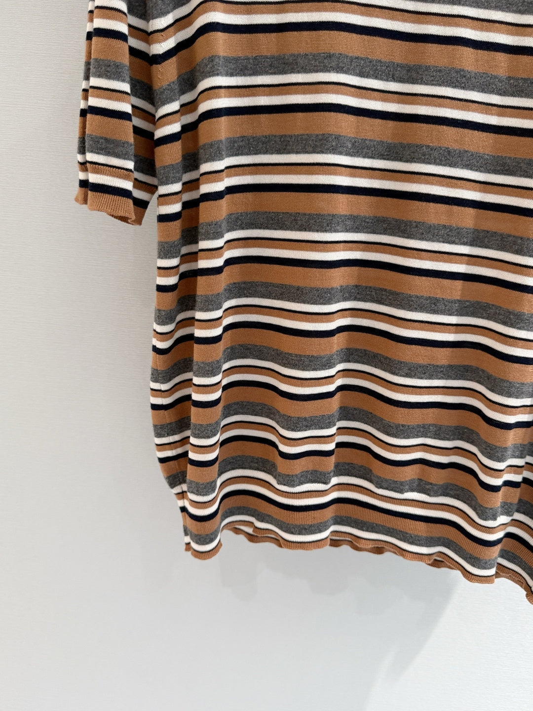 PRADA 26S SHORT-SLEEVE KNIT TOP 1078