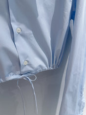 PRADA 26S CROPPED LONG-SLEEVE SHIRT 1086