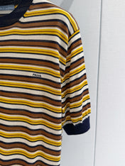 PRADA 26S SHORT-SLEEVE KNIT TOP 1084