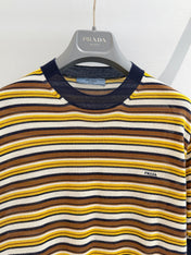 PRADA 26S SHORT-SLEEVE KNIT TOP 1084