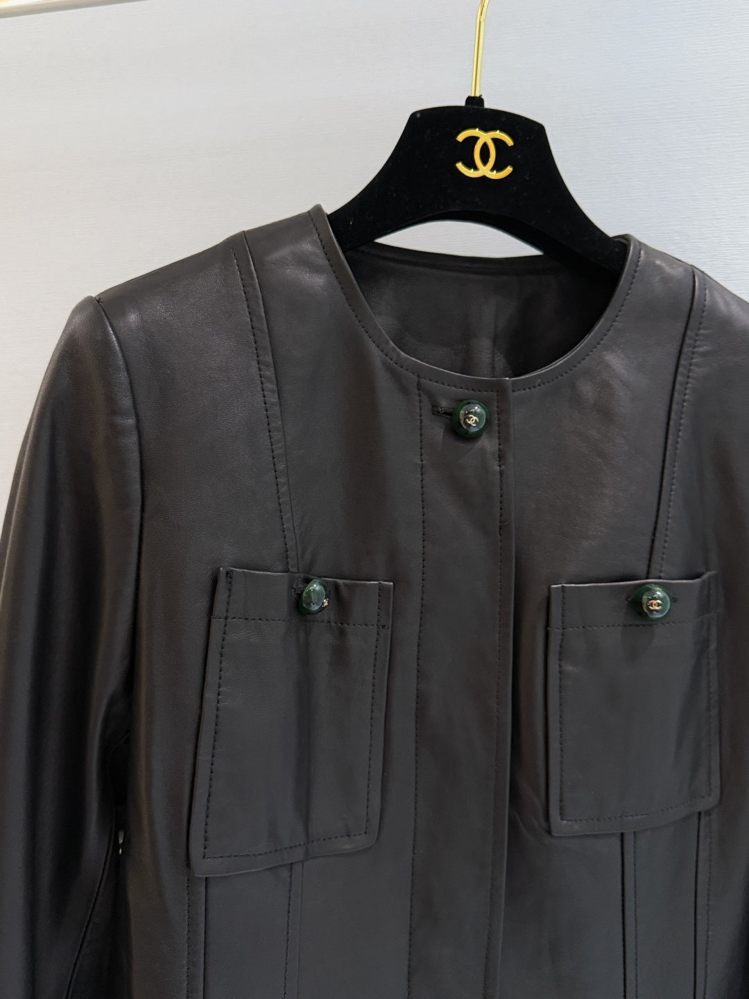CHANEL 26S LEATHER JACKET 1726