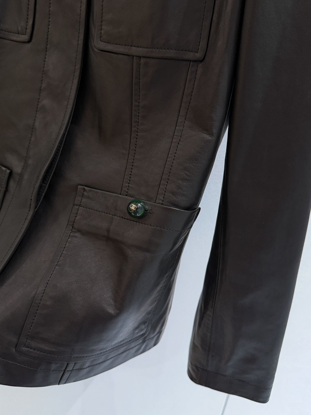 CHANEL 26S LEATHER JACKET 1726