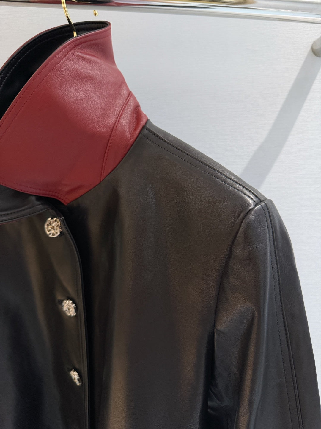 CHANEL 26S BELTED LEATHER JACKET 1725