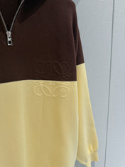 LOEWE 26S HALF-ZIP KNIT SWEATER 646