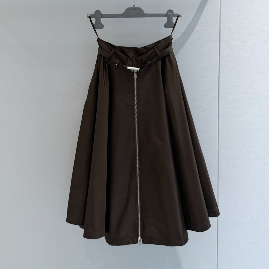 PRADA 26S FLARED MIDI SKIRT 1312
