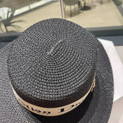 DIOR 26S STRAW BOATER HAT STYLE 196
