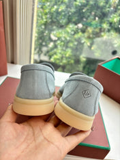 LP LOAFERS 25S IN DUSTY GREEN GRAY CASHMERE