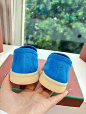 LP LOAFERS 25S IN BLUE CASHMERE