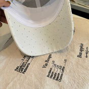 CHANEL 26S CRYSTAL-EMBELLISHED BASEBALL CAP 337796