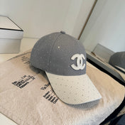 CHANEL 26S CRYSTAL-EMBELLISHED BASEBALL CAP 337800