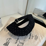 CHANEL 26S CRYSTAL-EMBELLISHED BASEBALL CAP 337801