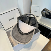 CHANEL 26S DENIM BASEBALL CAP 337806