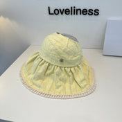 CHANEL 26S WIDE-BRIM OPEN-TOP HAT 337991
