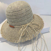 LOEWE 26S FRINGED RAFFIA SUN HAT STYLE 208