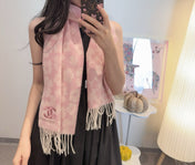 CHANEL 25S SCARF 180 IN CASHMERE 989901