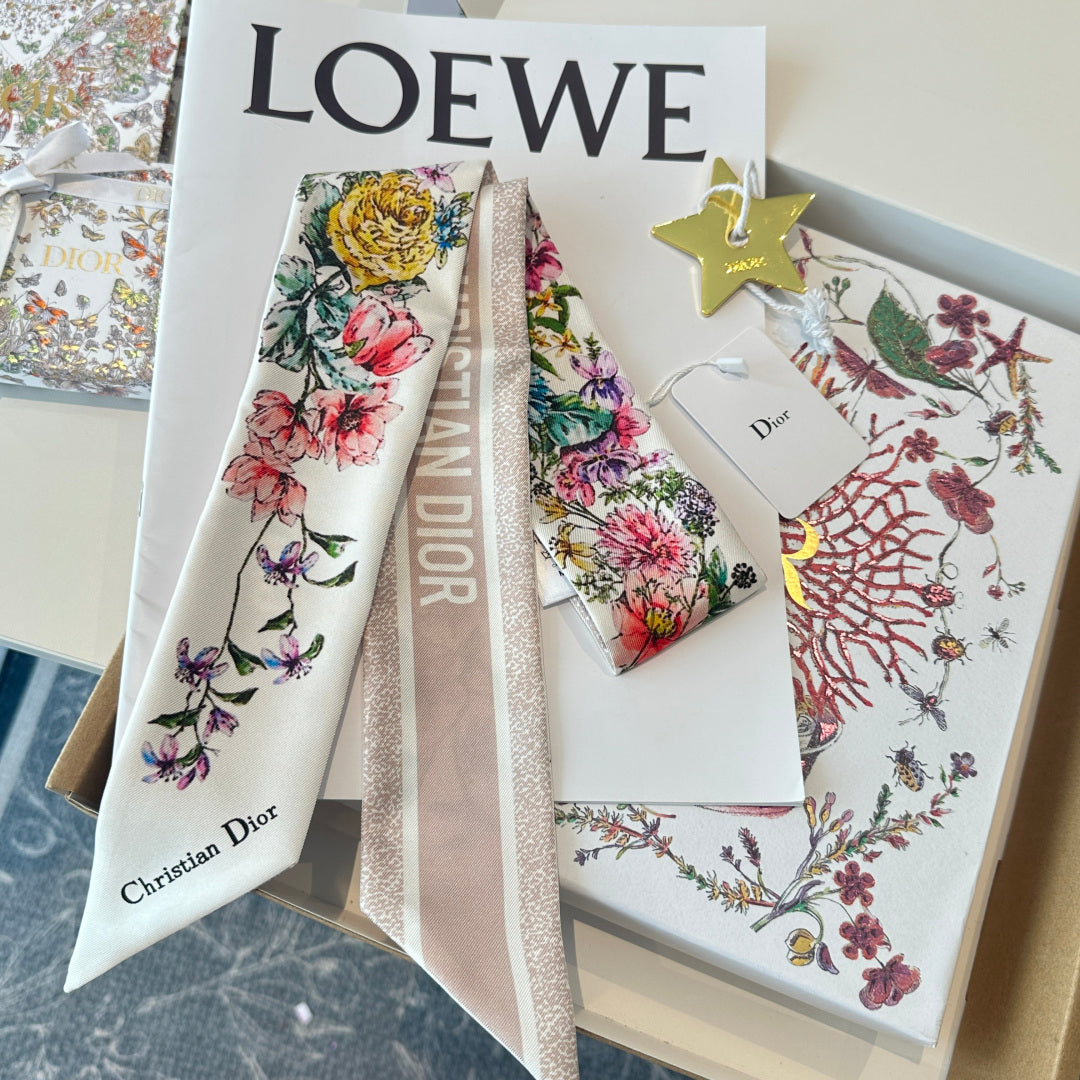 DIOR 26S SCARF 100CM IN SILK 309540