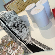 DIOR 26S SCARF 105CM IN SILK 309543