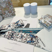 DIOR 26S SCARF 100CM IN SILK 311709