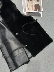 HERMES 25S SHEARLING VEST483