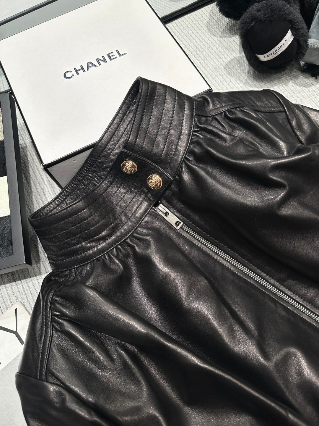 CELINE 26S LEATHER JACKET 569