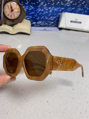 BURBERRY 26S GEOMETRIC POLYGONAL FRAME IN ACETATE 427669