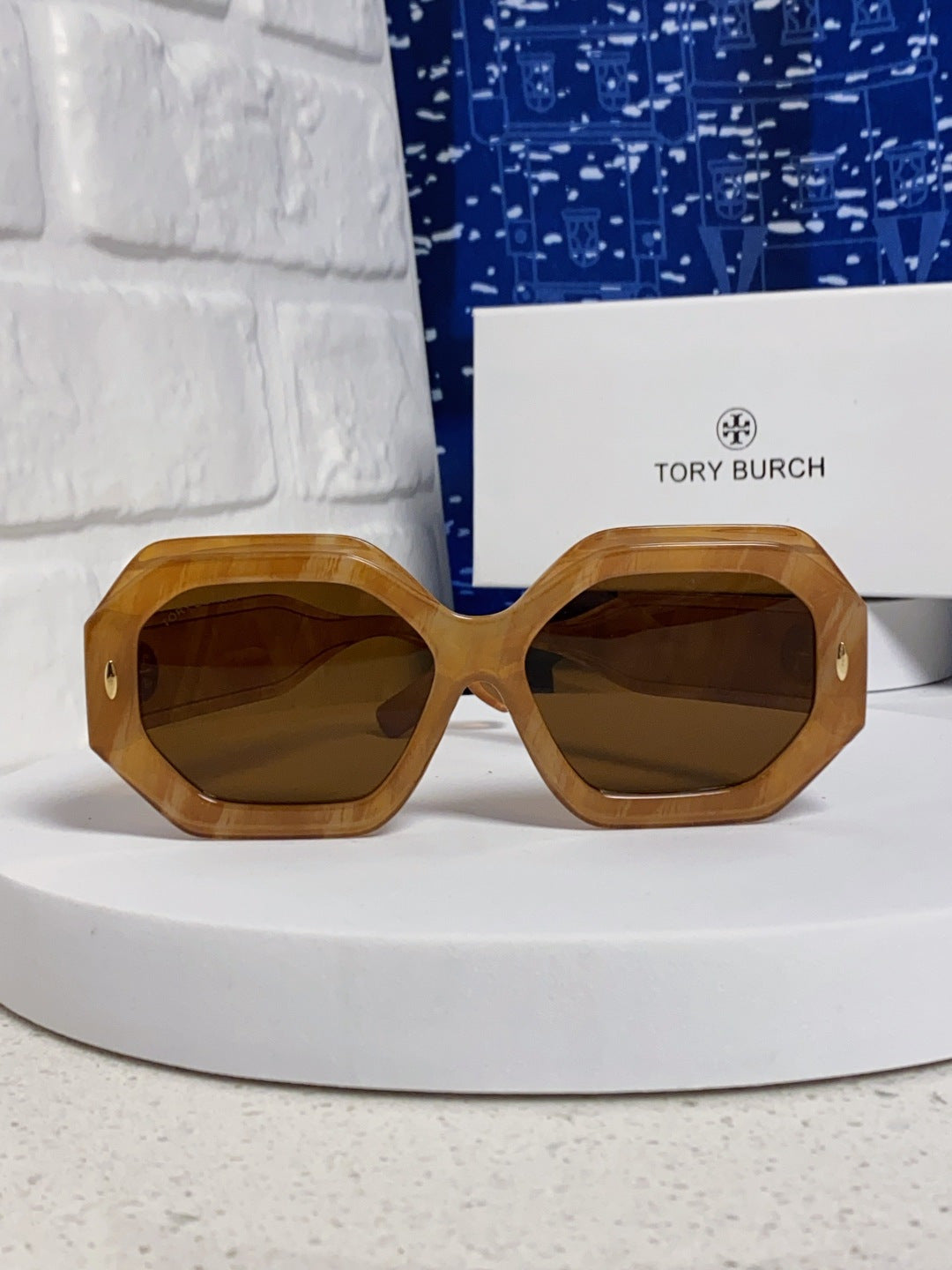 BURBERRY 26S GEOMETRIC POLYGONAL FRAME IN ACETATE 427669