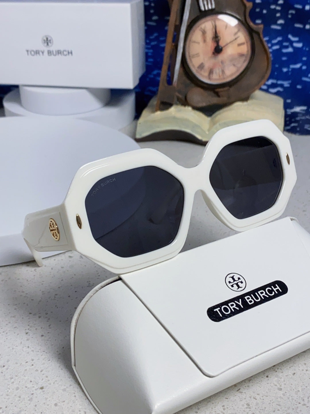 BURBERRY 26S GEOMETRIC POLYGONAL FRAME IN ACETATE 427670