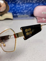 MIUMIU 26S SQUARE FRAME IN METAL 443520