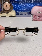 MIUMIU 26S SQUARE FRAME IN METAL 443520
