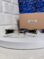 MIUMIU 26S SQUARE FRAME IN METAL 443520
