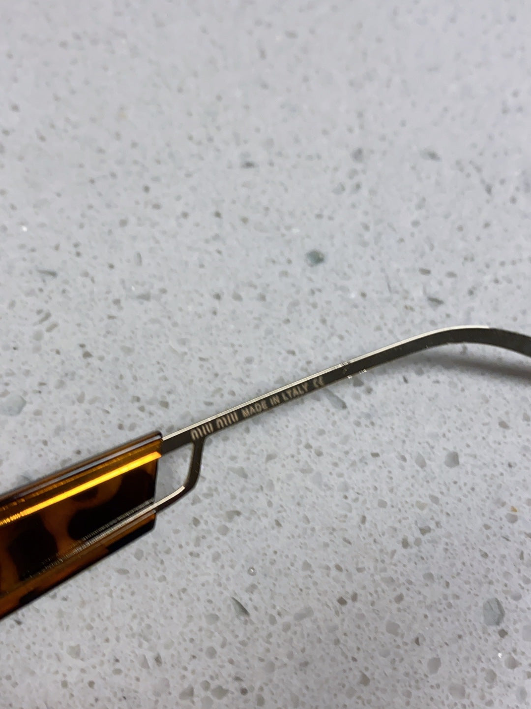 MIUMIU 26S SQUARE FRAME IN METAL 443523