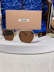 MIUMIU 26S SQUARE FRAME IN METAL 443523