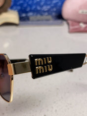 MIUMIU 26S SQUARE FRAME IN METAL 443325