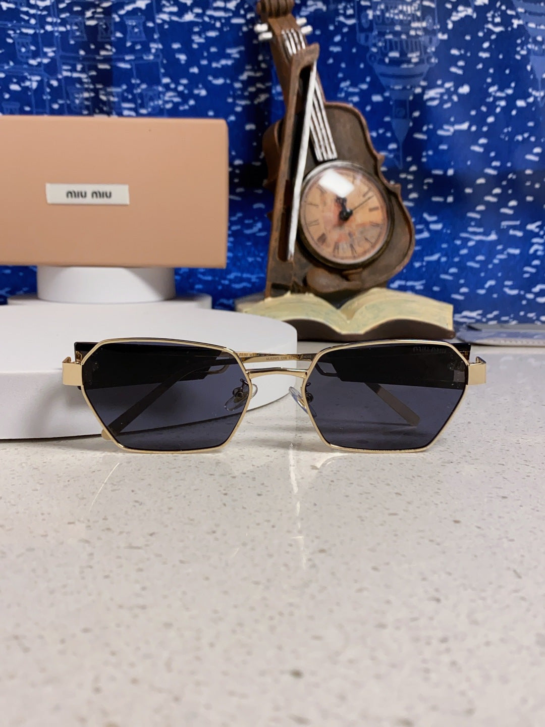 MIUMIU 26S SQUARE FRAME IN METAL 443325
